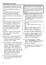 Preview for 62 page of Miele KM 7564 FL Operating And Installation Instructions