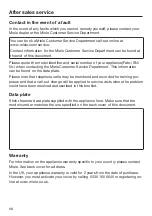 Preview for 68 page of Miele KM 7564 FL Operating And Installation Instructions