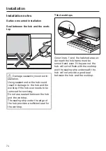 Preview for 74 page of Miele KM 7564 FL Operating And Installation Instructions