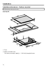 Preview for 76 page of Miele KM 7564 FL Operating And Installation Instructions