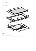 Preview for 78 page of Miele KM 7564 FL Operating And Installation Instructions