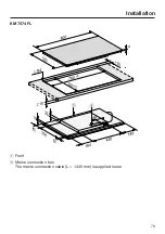 Preview for 79 page of Miele KM 7564 FL Operating And Installation Instructions