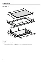 Preview for 80 page of Miele KM 7564 FL Operating And Installation Instructions