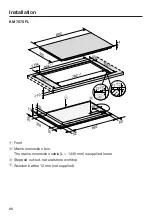 Preview for 88 page of Miele KM 7564 FL Operating And Installation Instructions