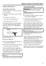 Предварительный просмотр 27 страницы Miele KM 7629 FX Operating And Installation Instructions