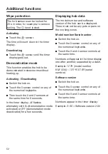 Предварительный просмотр 52 страницы Miele KM 7629 FX Operating And Installation Instructions