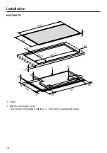 Предварительный просмотр 78 страницы Miele KM 7629 FX Operating And Installation Instructions