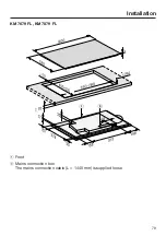 Предварительный просмотр 79 страницы Miele KM 7629 FX Operating And Installation Instructions