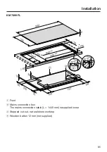 Предварительный просмотр 85 страницы Miele KM 7629 FX Operating And Installation Instructions