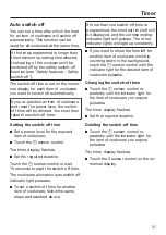 Preview for 37 page of Miele KM 7678 FL Operating And Installation Instructions