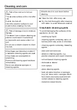 Preview for 50 page of Miele KM 7678 FL Operating And Installation Instructions