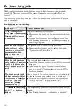 Preview for 52 page of Miele KM 7678 FL Operating And Installation Instructions