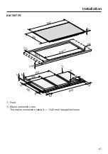 Preview for 67 page of Miele KM 7678 FL Operating And Installation Instructions