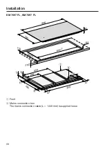 Preview for 68 page of Miele KM 7678 FL Operating And Installation Instructions