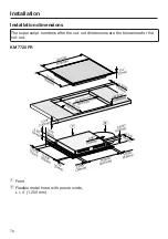 Preview for 70 page of Miele KM 7720 FR Operating And Installation Instructions