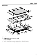 Preview for 71 page of Miele KM 7720 FR Operating And Installation Instructions