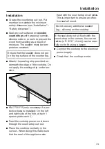 Preview for 73 page of Miele KM 7720 FR Operating And Installation Instructions