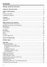 Preview for 2 page of Miele KM 7999 FL Operating And Installation Instructions