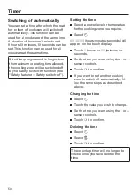 Preview for 50 page of Miele KM 7999 FL Operating And Installation Instructions