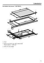 Preview for 73 page of Miele KM 7999 FL Operating And Installation Instructions