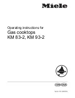 Miele KM 83-2 Operating Instructions Manual preview