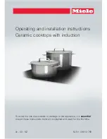 Preview for 2 page of Miele KM6349-1 Operating And Installation Instructions