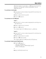 Preview for 33 page of Miele KM6357 Operating And Installation Instruction