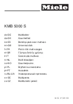 Preview for 1 page of Miele KMB 5000 S Manual