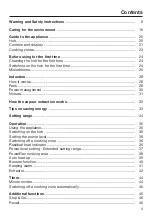 Preview for 3 page of Miele KMDA 7633 FL Operating And Installation Instructions