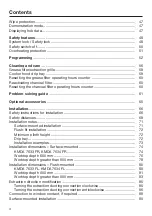 Preview for 4 page of Miele KMDA 7633 FL Operating And Installation Instructions