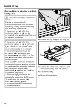 Preview for 88 page of Miele KMDA 7633 FL Operating And Installation Instructions