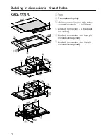 Предварительный просмотр 70 страницы Miele KMDA 7774-1 Operating And Installation