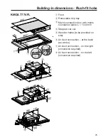 Предварительный просмотр 75 страницы Miele KMDA 7774-1 Operating And Installation