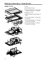 Предварительный просмотр 74 страницы Miele KMDA 7774 Operating And Installation Instructions