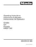 Предварительный просмотр 1 страницы Miele KMGP 340 Operating Instructions Manual