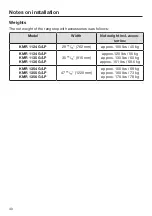 Preview for 40 page of Miele KMR 1124 G Operating And Installation Instructions