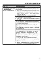 Preview for 59 page of Miele KS 28423 D ed/cs Operating And Installation Instructions