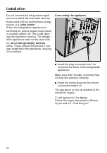 Preview for 64 page of Miele KS 28423 D ed/cs Operating And Installation Instructions