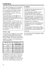 Preview for 66 page of Miele KS 28423 D ed/cs Operating And Installation Instructions