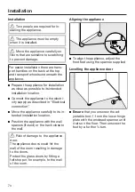 Preview for 70 page of Miele KS 28423 D ed/cs Operating And Installation Instructions