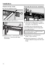 Предварительный просмотр 74 страницы Miele KS 28423 D ed/cs Operating And Installation Instructions