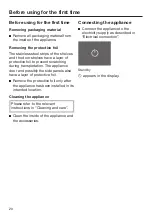 Preview for 20 page of Miele KS 28463 D ed/cs Operating And Installation Instructions