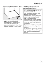 Предварительный просмотр 73 страницы Miele KS 28463 D ed/cs Operating And Installation Instructions