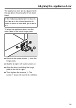 Preview for 85 page of Miele KS 28463 D ed/cs Operating And Installation Instructions