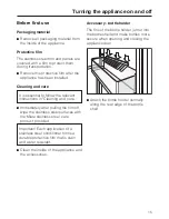 Preview for 15 page of Miele KS37472iD Operating And Installation Instructions