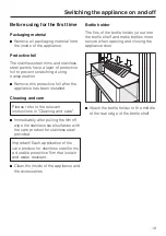 Preview for 19 page of Miele KS3x422iD Operating And Installation Instructions