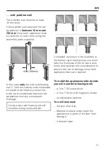 Предварительный просмотр 21 страницы Miele KSK 1002 Fitting Instructions Manual