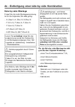 Preview for 4 page of Miele KSK 2001 Installation Instructions Manual