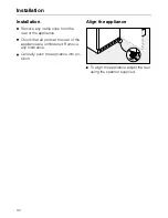 Preview for 30 page of Miele KT 3534 Sed Operating And Installation Manual