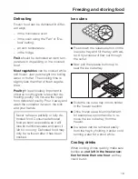 Preview for 19 page of Miele KT 3538 Sed Operating And Installation Manual